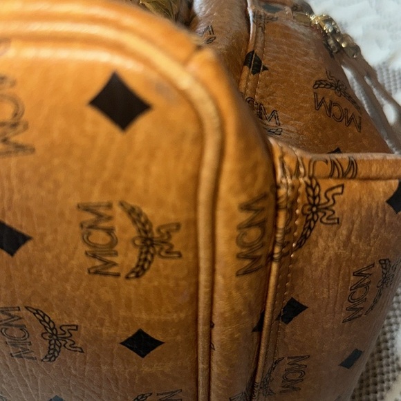 MCM Brown Backpack with Iconic Visetos Monogram - Picture 13 of 13